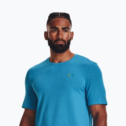 Under Armour pánske tréningové tričko UA Rush Seamless Geosport SS blue 1370441