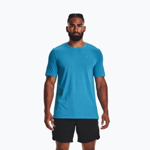 Under Armour pánske tréningové tričko UA Rush Seamless Geosport SS blue 1370441