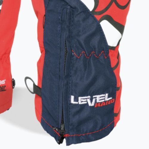 Detské lyžiarske rukavice Level Lucky červené 4146JG.20