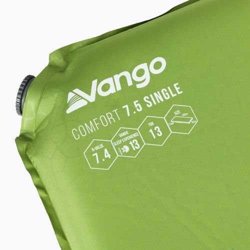 Samonafukovacia karimatka Vango Comfort Single 7,5 cm zelená SMQCOMFORH09A12