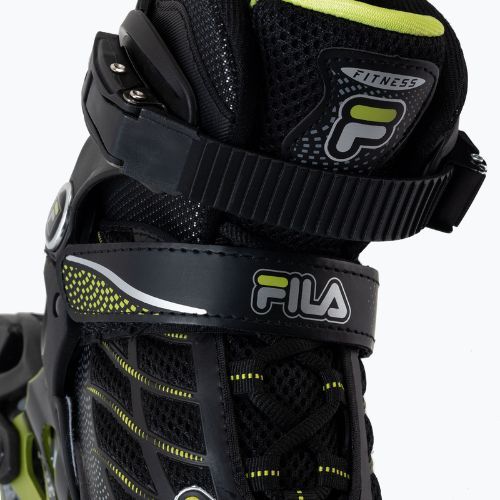 Detské kolieskové korčule FILA Wizy Alu black/lime