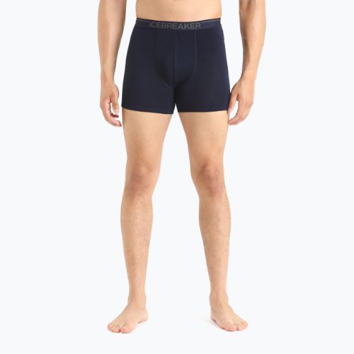 Pánske boxerky Icebreaker Anatomica 001 navy blue IB1030294231