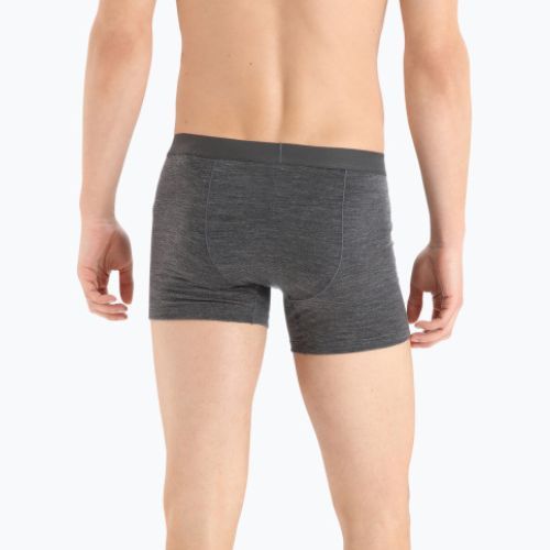 Pánske boxerky Icebreaker Anatomica Cool-Lite 001 sivé IB1052460341