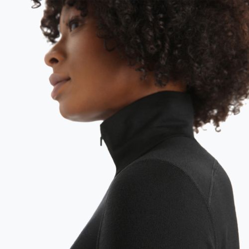 Dámska termoaktívna mikina icebreaker 200 Oasis Half Zip black