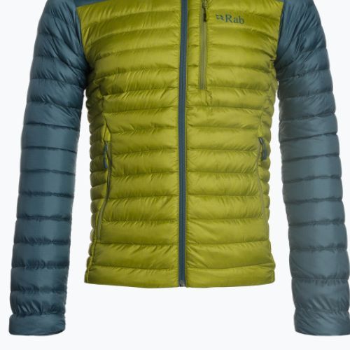 Pánska páperová bunda Rab Microlight Alpine modrá QDB-12-OBA-SML