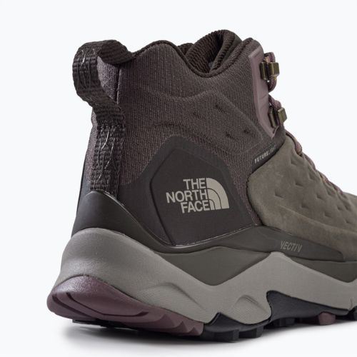 Dámske trekové topánky The North Face Vectiv Exploris Mid Futurelight Lthr brown NF0A5G3AMD01