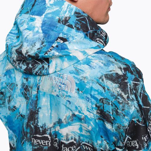 Pánska snowboardová bunda The North Face Printed Dragline blue NF0A7ZUF9C11