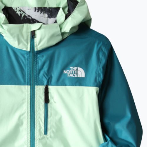 Detská lyžiarska bunda The North Face Teen Snowquest Plus Insulated tyrkysová NF0A7X3O