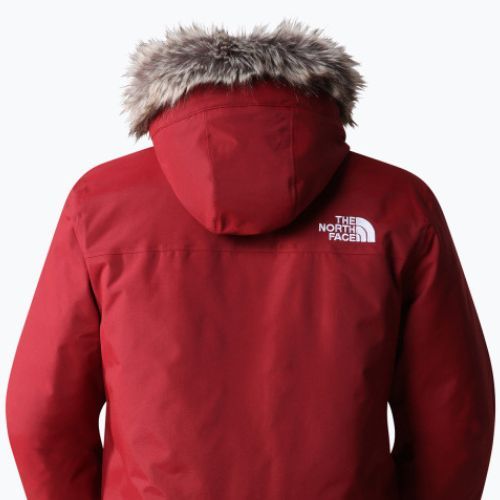 Pánska páperová bunda The North Face Zaneck červená NF0A4M8H6R31