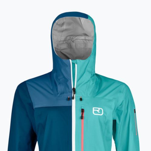 Dámska hardshellová bunda s membránou Ortovox 3L Ortler zelená 7061600006