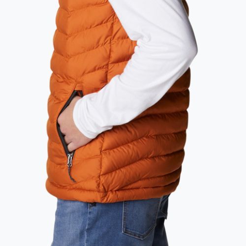 Columbia Powder Lite pánske turistické bez rukávov hnedé 1748031