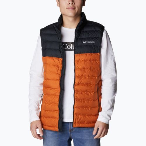 Columbia Powder Lite pánske turistické bez rukávov hnedé 1748031