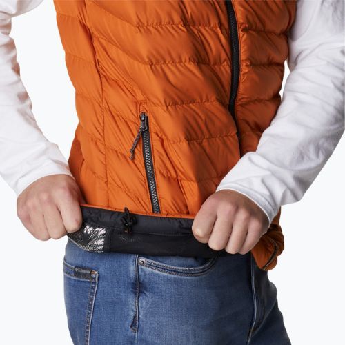 Columbia Powder Lite pánske turistické bez rukávov hnedé 1748031