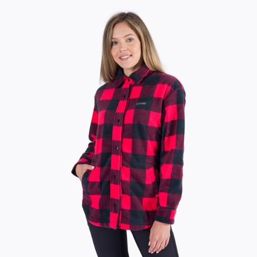 Columbia Benton Springs dámske tričko červeno-čierne 1958691