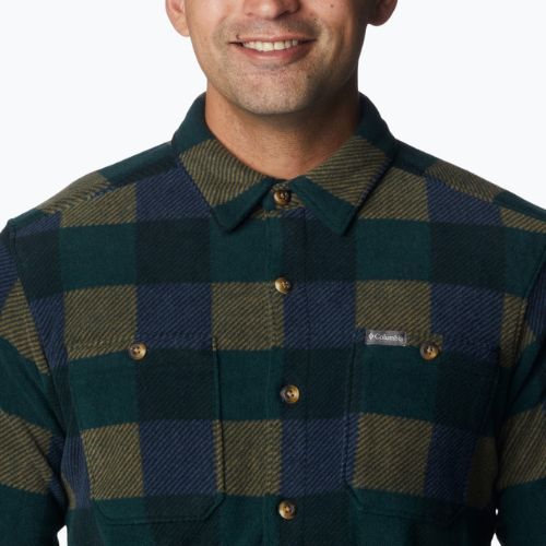 Columbia Flare Gun Fleece pánske tričko green/green 1866624