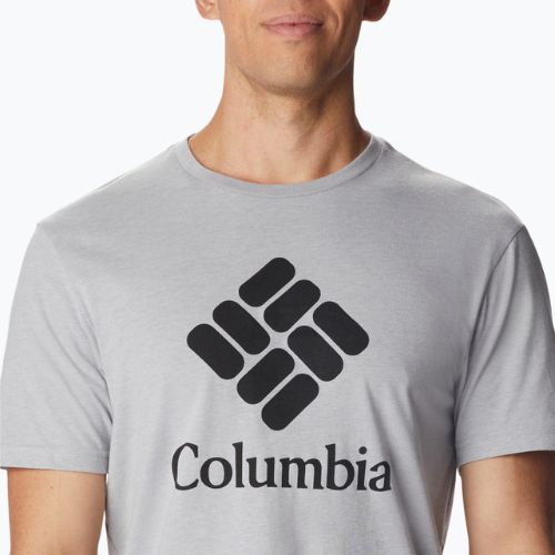 Columbia CSC Basic Logo šedé pánske trekingové tričko 1680053