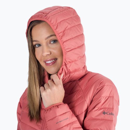 Columbia Powder Lite Hooded pink dámska páperová bunda 1699071