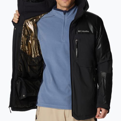 Columbia Snow Slab Black Dot pánska lyžiarska bunda čierna 2008071