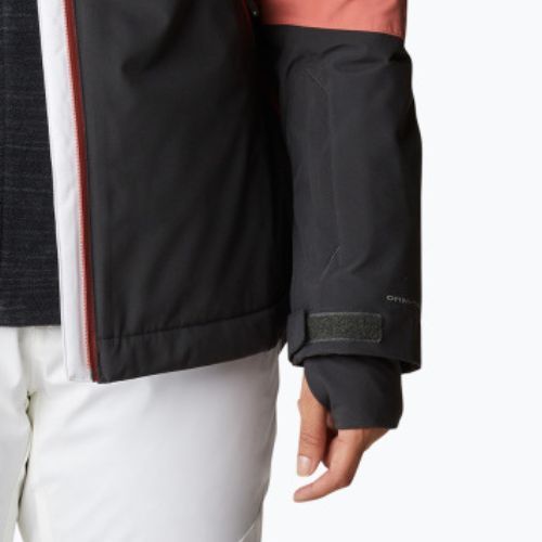 Dámska lyžiarska bunda Columbia Snow Slab Blackdot black and red 2007551