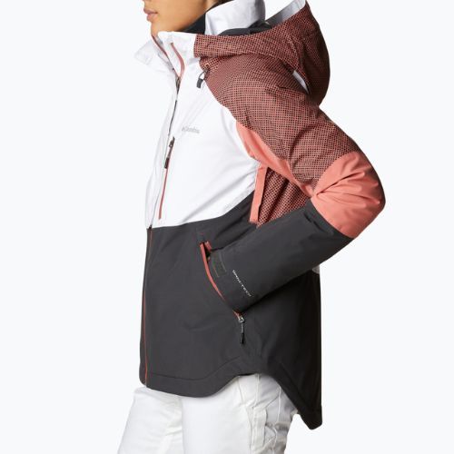 Dámska lyžiarska bunda Columbia Snow Slab Blackdot black and red 2007551