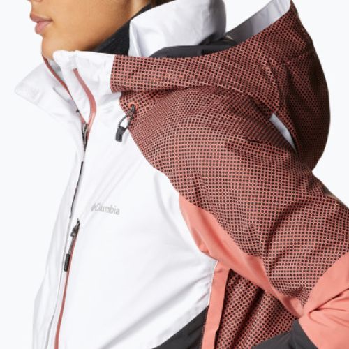 Dámska lyžiarska bunda Columbia Snow Slab Blackdot black and red 2007551