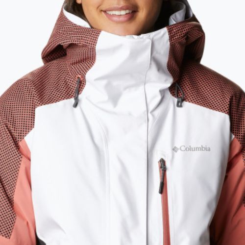 Dámska lyžiarska bunda Columbia Snow Slab Blackdot black and red 2007551