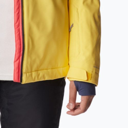 Columbia Snow Slab Blackdot dámska lyžiarska bunda žlto-červená 2007551