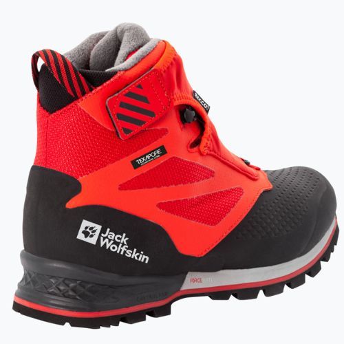 Jack Wolfskin pánske trekové topánky 1995 Series Texapore Mid red/black 4053991