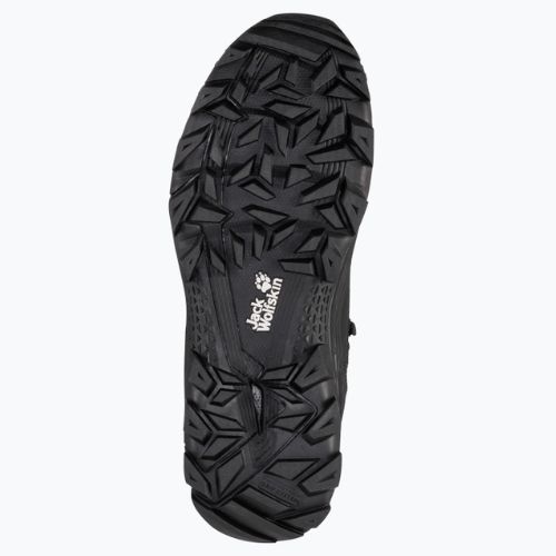 Jack Wolfskin pánske trekové topánky Everquest Texapore Mid black 4053611