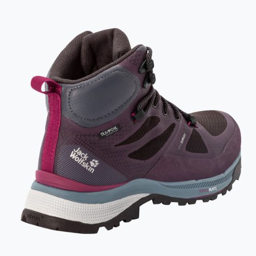 Dámske trekové topánky Jack Wolfskin Force Striker Texapore Mid purple 4038873