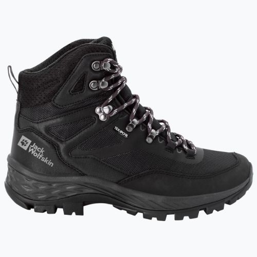 Jack Wolfskin pánske trekové topánky Rebellion Guide Texapore Mid black 4053791