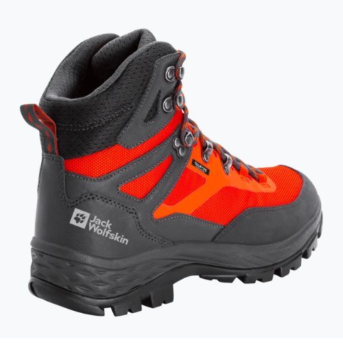 Jack Wolfskin pánske trekové topánky Rebellion Guide Texapore Mid orange 4053791