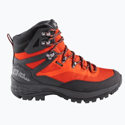 Jack Wolfskin pánske trekové topánky Rebellion Guide Texapore Mid orange 4053791