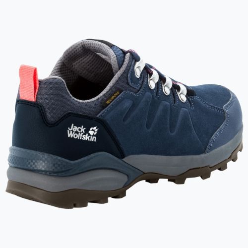 Dámske trekové topánky Jack Wolfskin Refugio Texapore Low navy blue 4050821