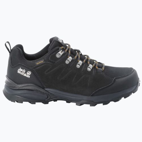 Jack Wolfskin pánske trekové topánky Refugio Texapore Low black 4049851