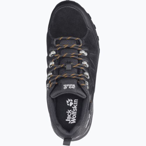 Jack Wolfskin pánske trekové topánky Refugio Texapore Low black 4049851