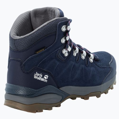 Dámske trekové topánky Jack Wolfskin Refugio Texapore Mid navy blue 4050871