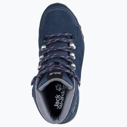 Dámske trekové topánky Jack Wolfskin Refugio Texapore Mid navy blue 4050871