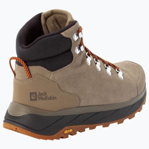 Jack Wolfskin pánske trekové topánky Terraventure Urban Mid brown 4053561