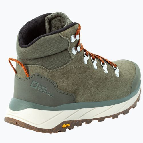 Jack Wolfskin pánske trekové topánky Terraventure Urban Mid green 4053561