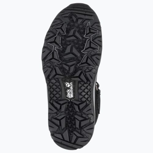Jack Wolfskin Vojo Lt Texapore Mid detské trekové topánky black 4054021