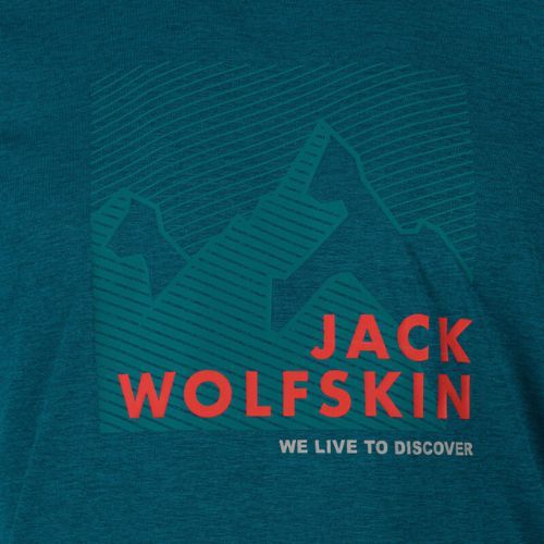 Pánske tričko Jack Wolfskin Hiking Graphic modré 1808761_4133