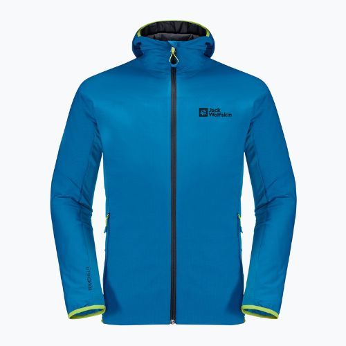 Jack Wolfskin pánska lyžiarska bunda Alpspitze Ins Hoody blue 1206781_1361