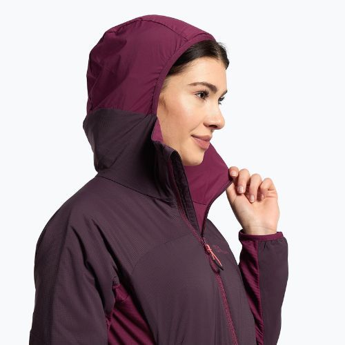 Dámska lyžiarska bunda Jack Wolfskin Alpspitze Ins Hoody purple 1206801_2042