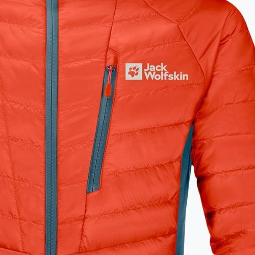 Jack Wolfskin pánska páperová bunda Routeburn Pro Ins červená 1206861_3017