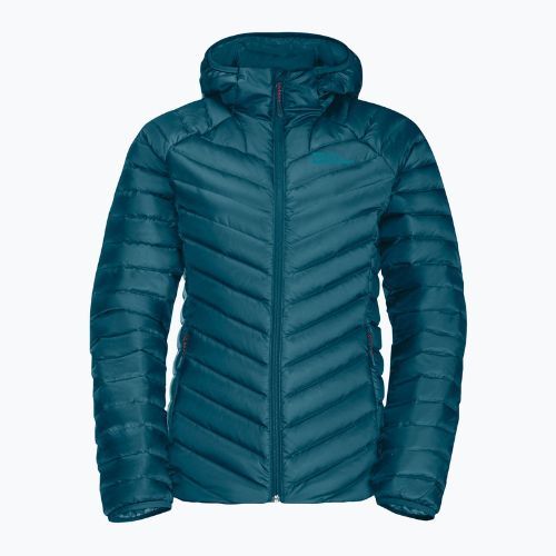 Jack Wolfskin dámska páperová bunda Passamani Down Hoody modrá 1207101_4133
