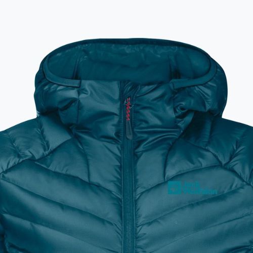 Jack Wolfskin dámska páperová bunda Passamani Down Hoody modrá 1207101_4133