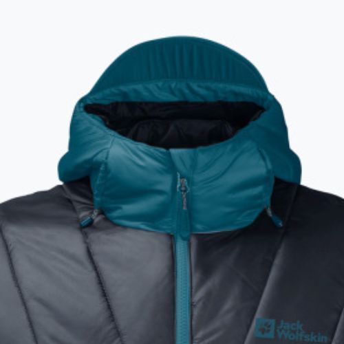 Jack Wolfskin pánska páperová bunda Nebelhorn Down Hoody blue 1207141_4133