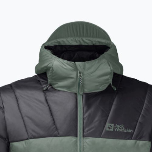 Jack Wolfskin pánska páperová bunda Nebelhorn Down Hoody green 1207141_4311