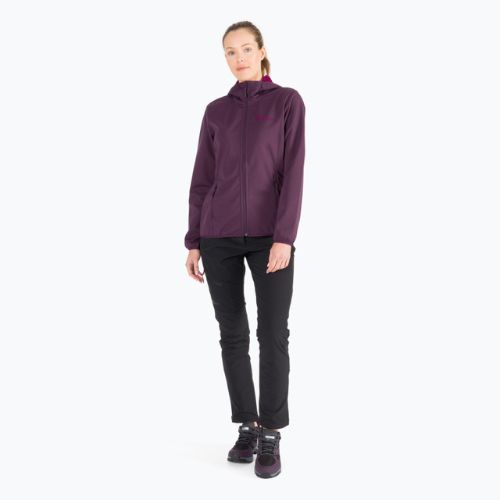 Jack Wolfskin dámska softshellová bunda Windhain Hoody purple 1307481